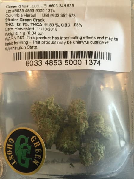 Green Crack cannabis strain, community photo 6