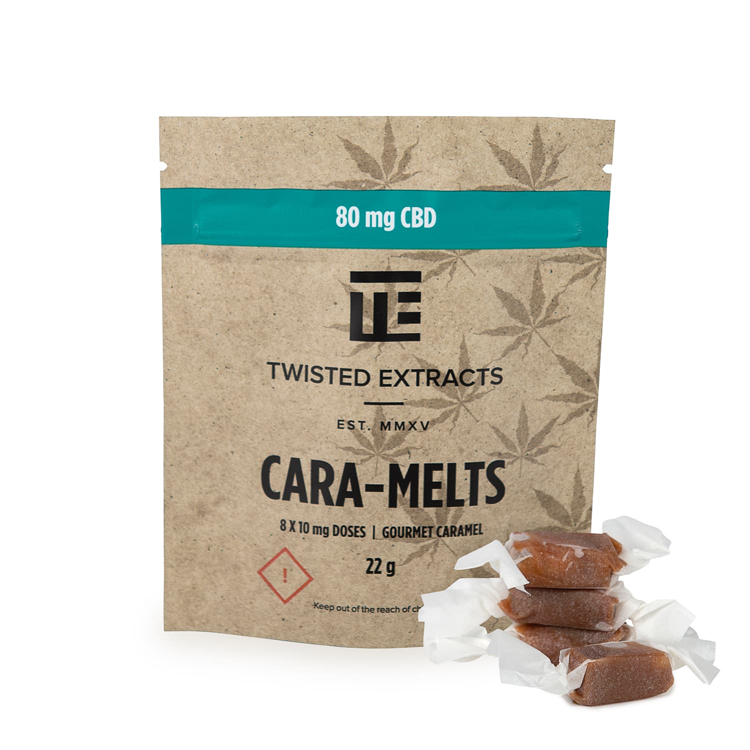 Twisted Extracts Cara-Melts (80MG CBD)