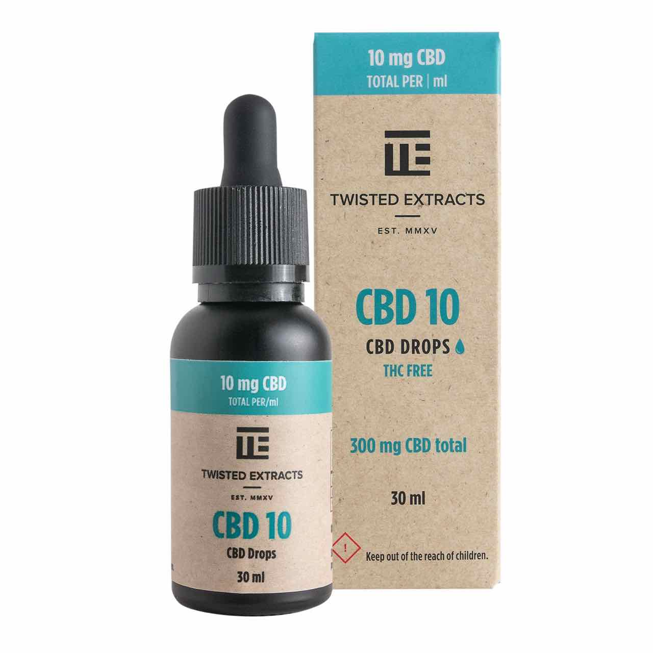 Twisted Extracts Oil Drops CBD – Orange (300MG CBD – 30G)