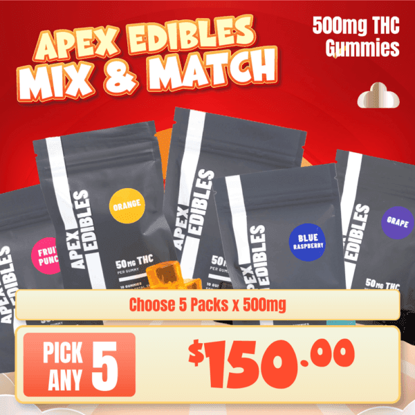 Apex Edibles – THC Gummies Mix & Match