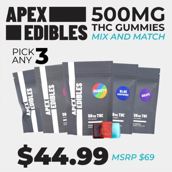 Apex Edibles 500mg THC Mix & Match
