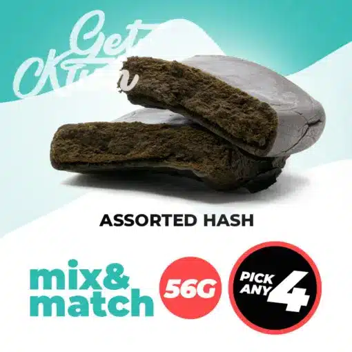 Assorted Hash – 56G – Mix & Match – Pick Any 4