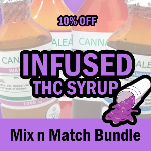 Cannalean Variety Bundle – 1000mg THC Syrup Mix + Match (10% OFF)