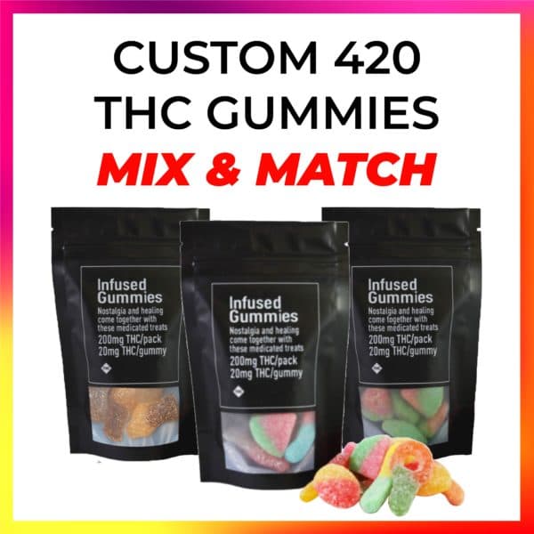 Custom 420 THC Gummies Mix & Match