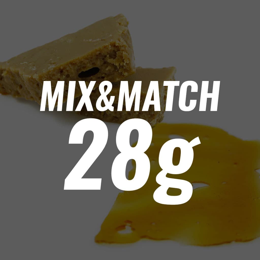 Multi Pack (Budder, Live Resin, Shatter, Crumble, Diamonds, Wax, Caviar) – 28g – 4 x 7g