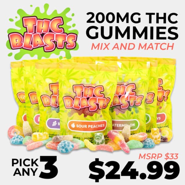 THC Blast Gummies Mix & Match
