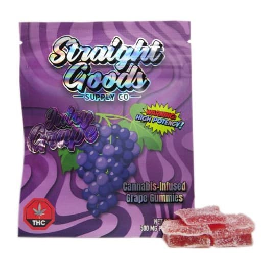 Straight Goods Edibles – Juicy Grape (500MG THC)