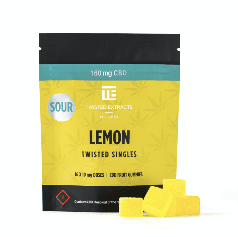 Twisted Extracts – Sour Lemon Twisted Singles (160MG CBD)