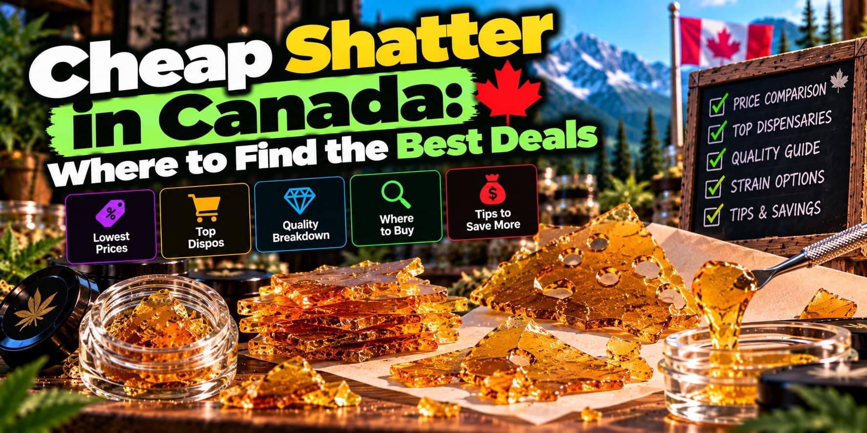 Cheap Shatter in Canada: Where to Find the Best Deals