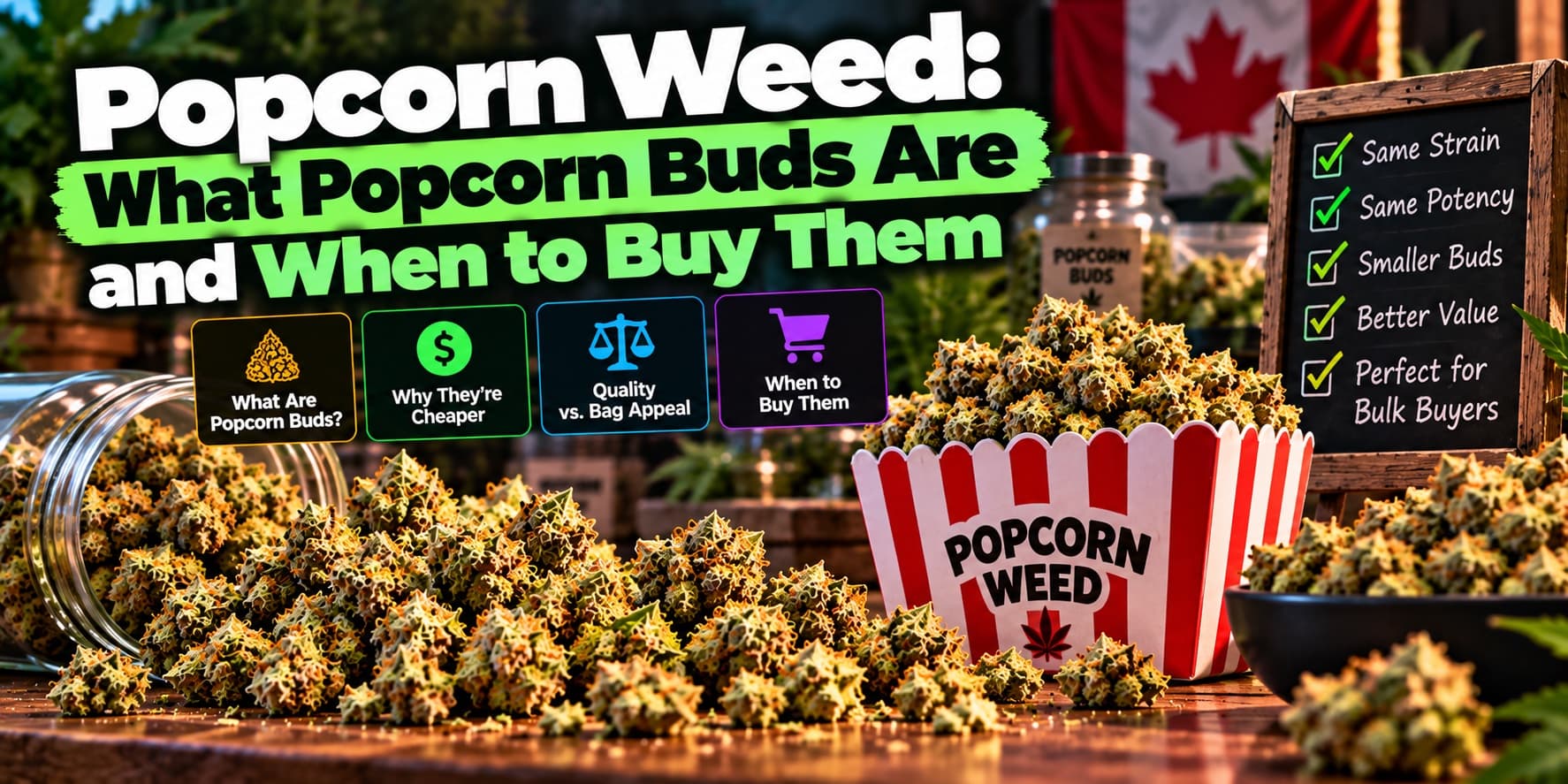 Popcorn Weed: What Popcorn Buds Are and When to Buy Them