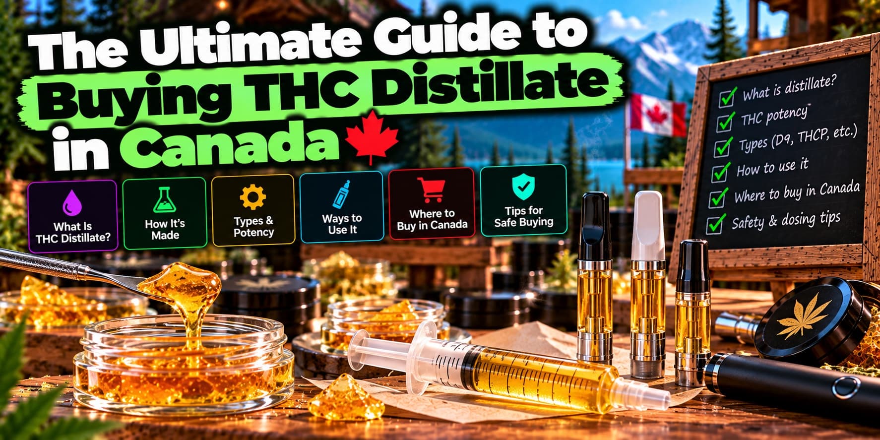 The Ultimate Guide to Buying THC Distillate in Canada