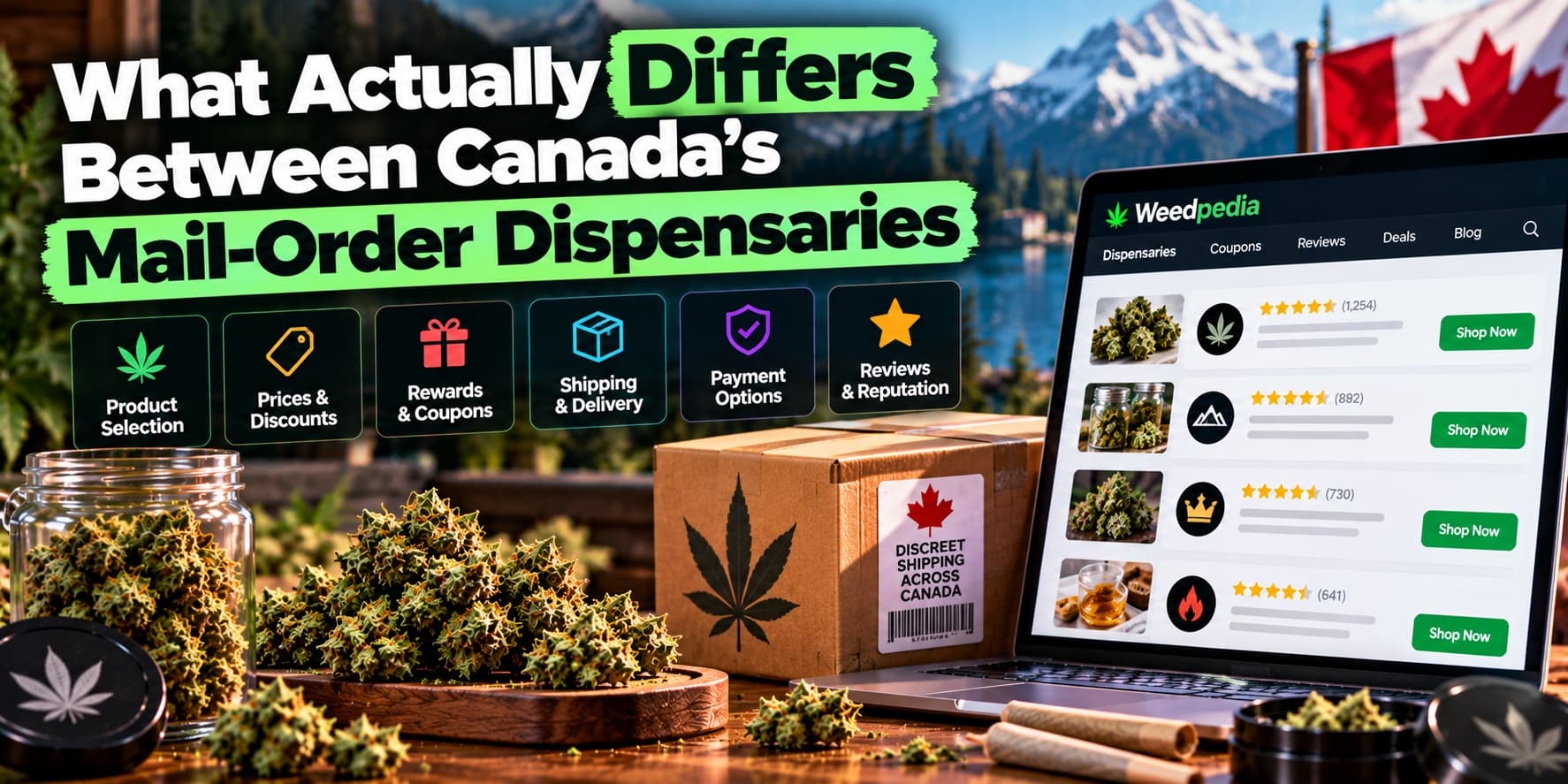 What Actually Differs Between Canada’s Mail-Order Dispensaries