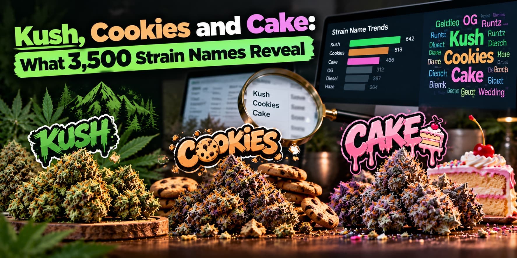 Kush, Cookies and Cake: What 3,500 Strain Names Reveal