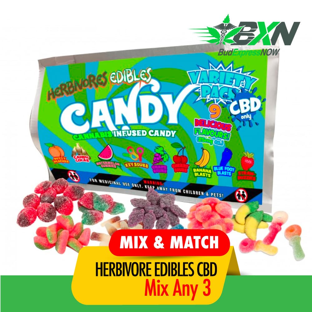 Herbivore Edibles – Mix N Match 3 CBD Gummies