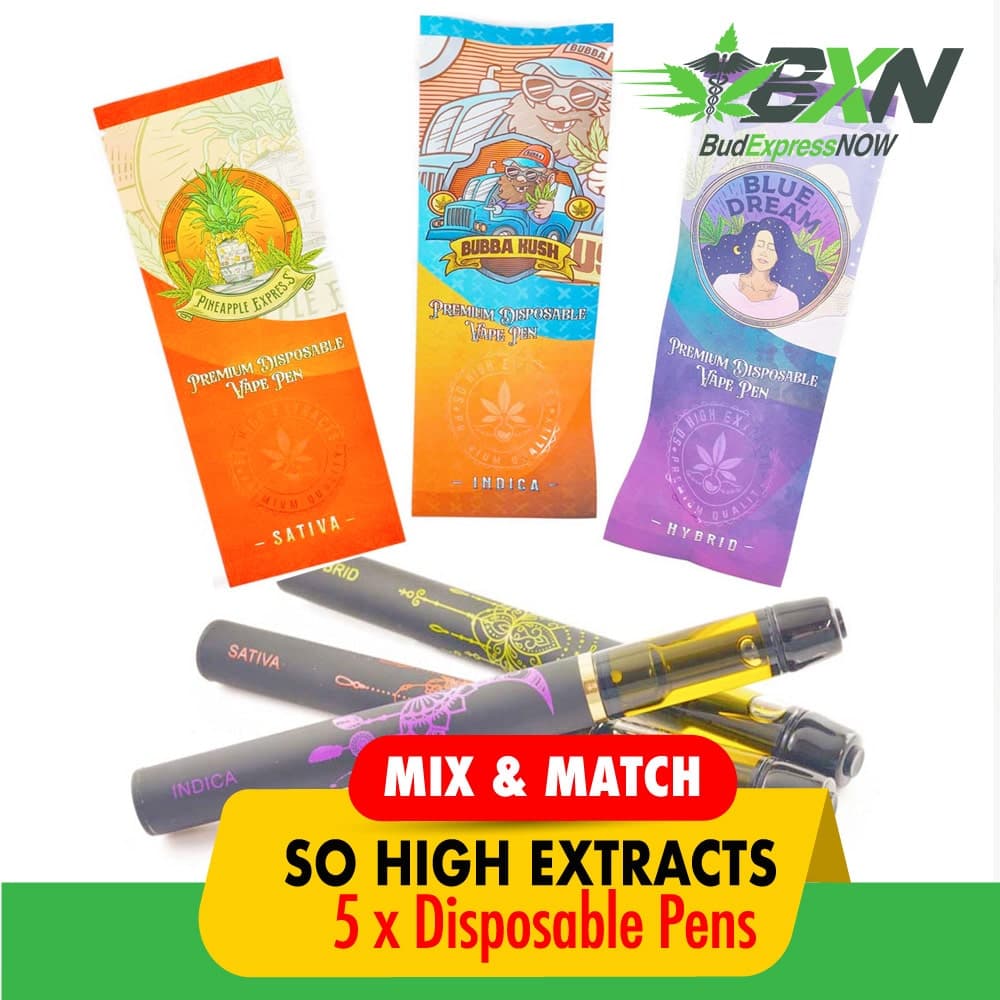 So High Extracts Disposable Pen 1ML – Mix & Match 5