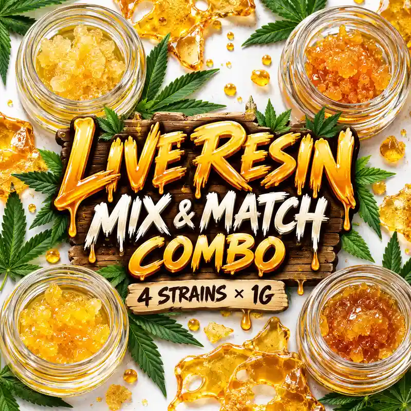 Galaxy Extracts Live Resin Mix and Match 4G (1g x 4)