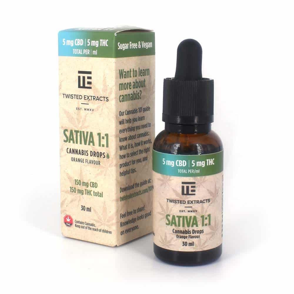 Twisted Extracts – Sativa Cannabis Oil Drops