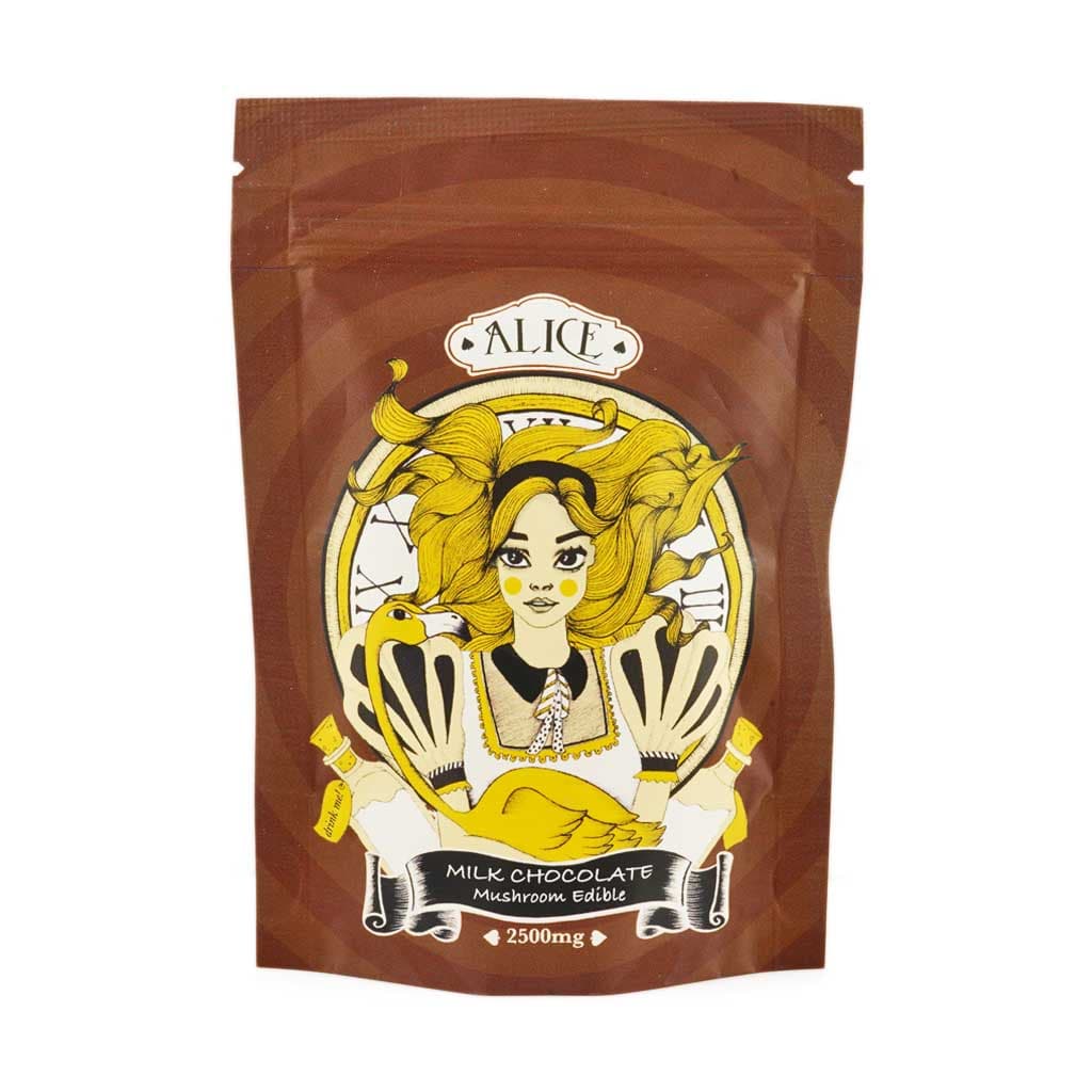 Alice Mushroom – Milk Chocolate 2500MG