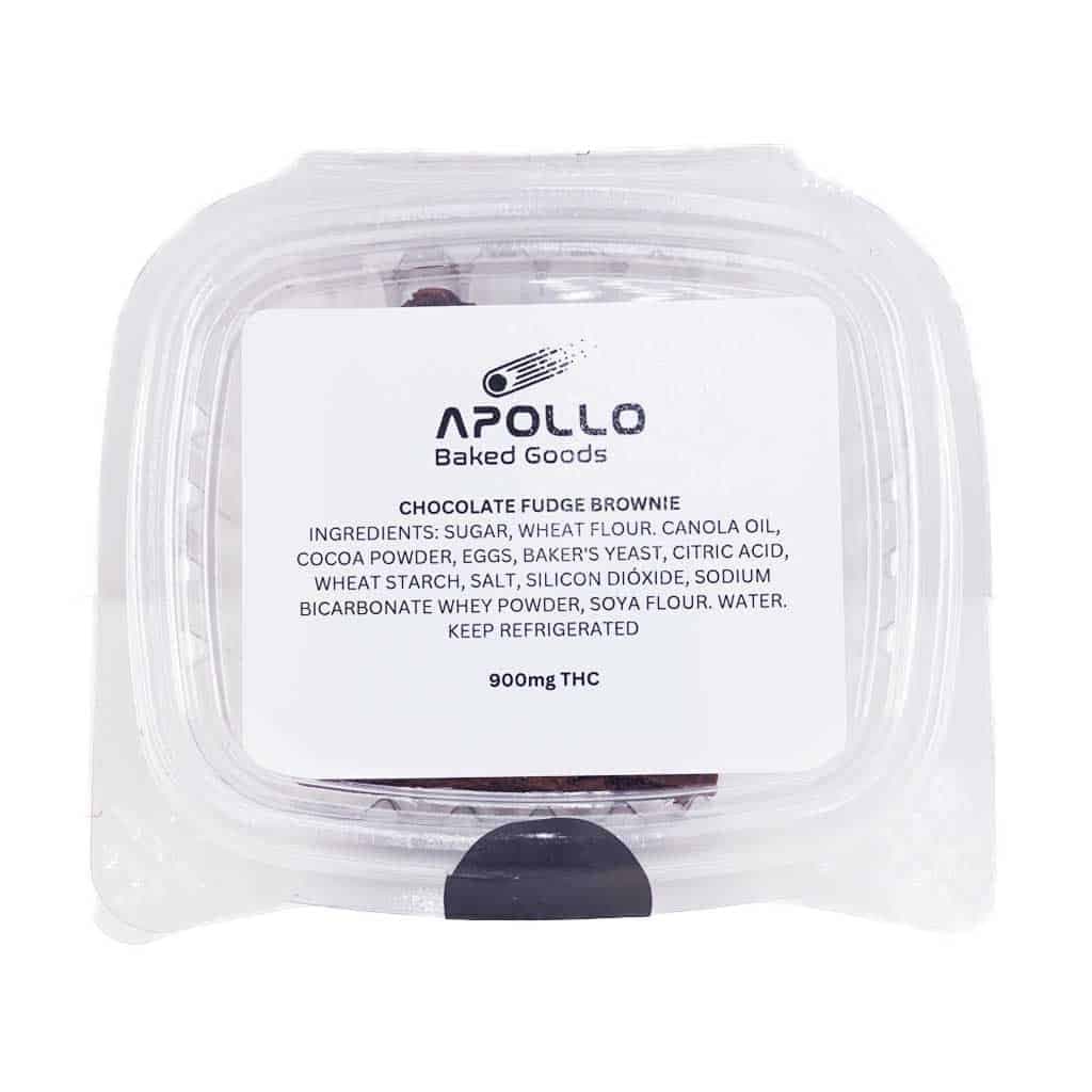 Apollo Baked Goods – Chocolate Fudge Brownie – 900mg THC