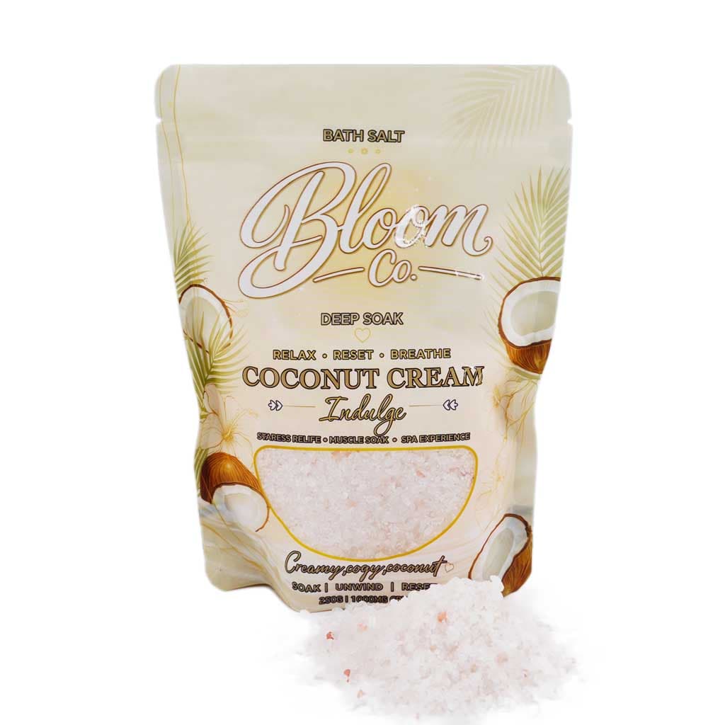 Bloom Co. – Bath Salts – Coconut Cream – 1000MG CBD