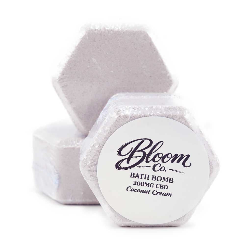 Bloom Co. – Coconut Cream Bathbomb – 200MG CBD