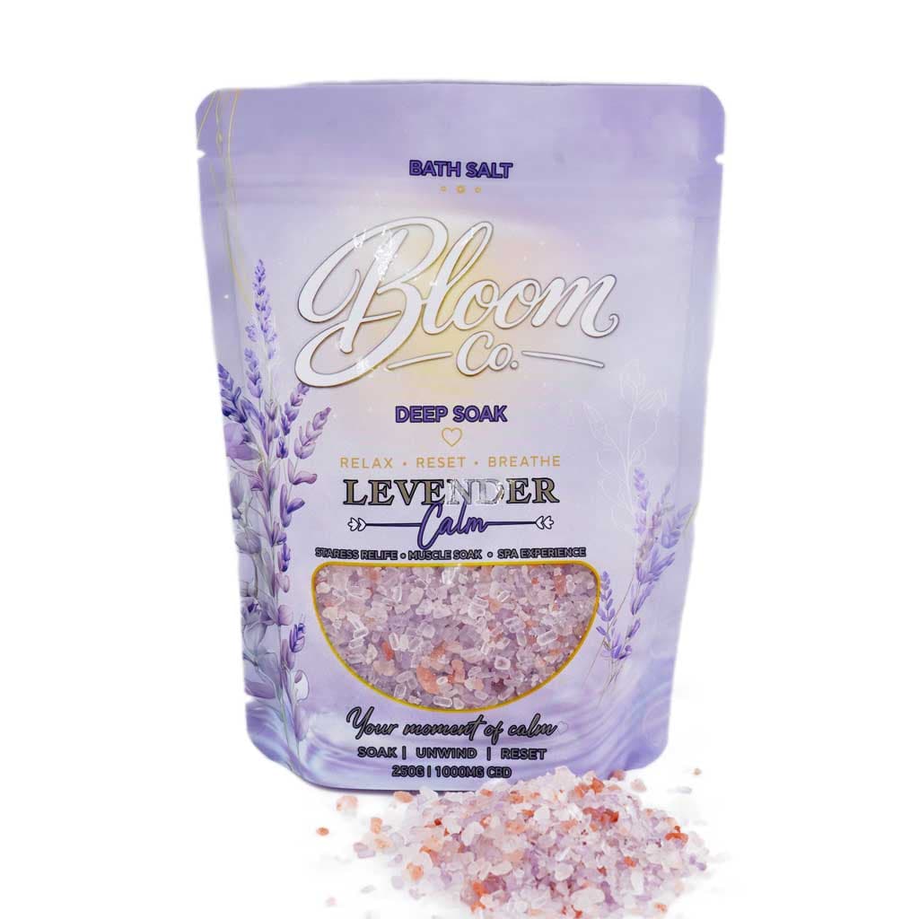 Bloom Co. – Bath Salts – Lavender – 1000MG CBD