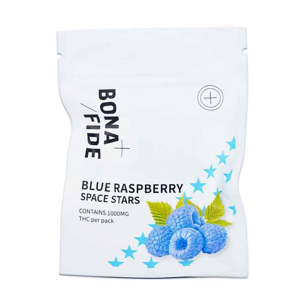 Bonafide – Space Stars 1000MG THC (INDICA) Blue Raspberry