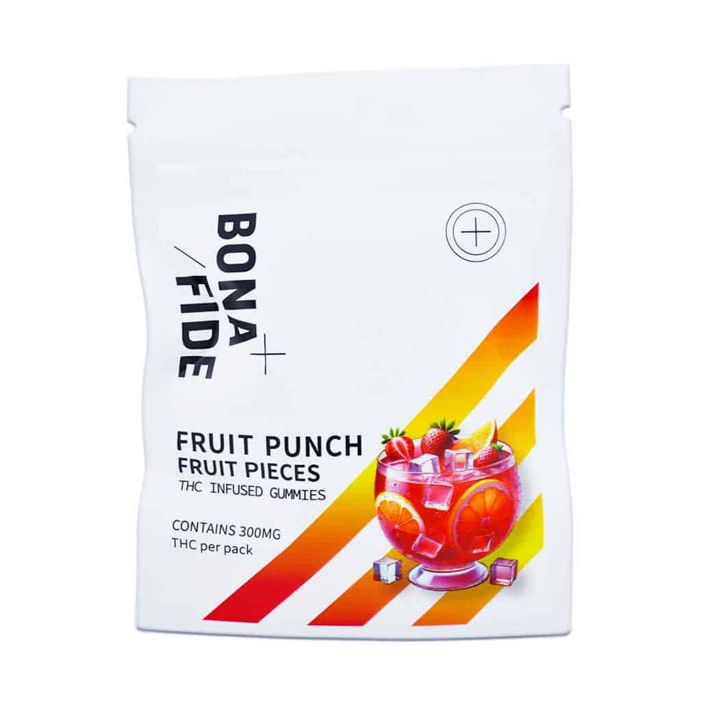 Bonafide – Fruit Punch Fruit Pieces 300mg THC