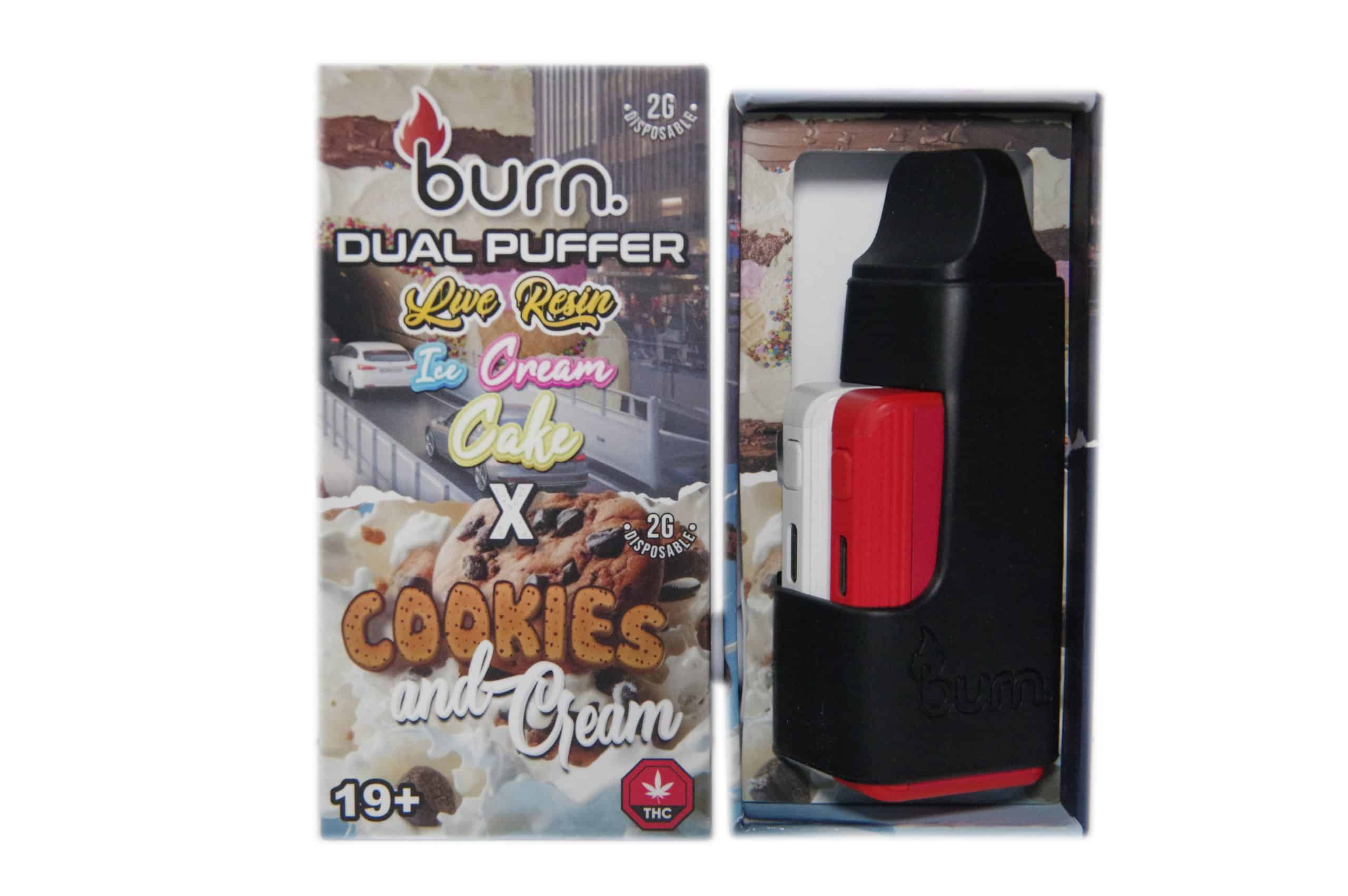 Burn Dual Chamber Puffer 4G