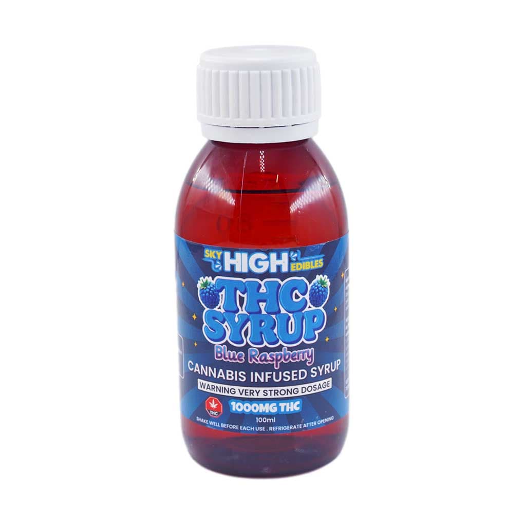 Sky High Syrup – Blue Raspberry 1000mg THC
