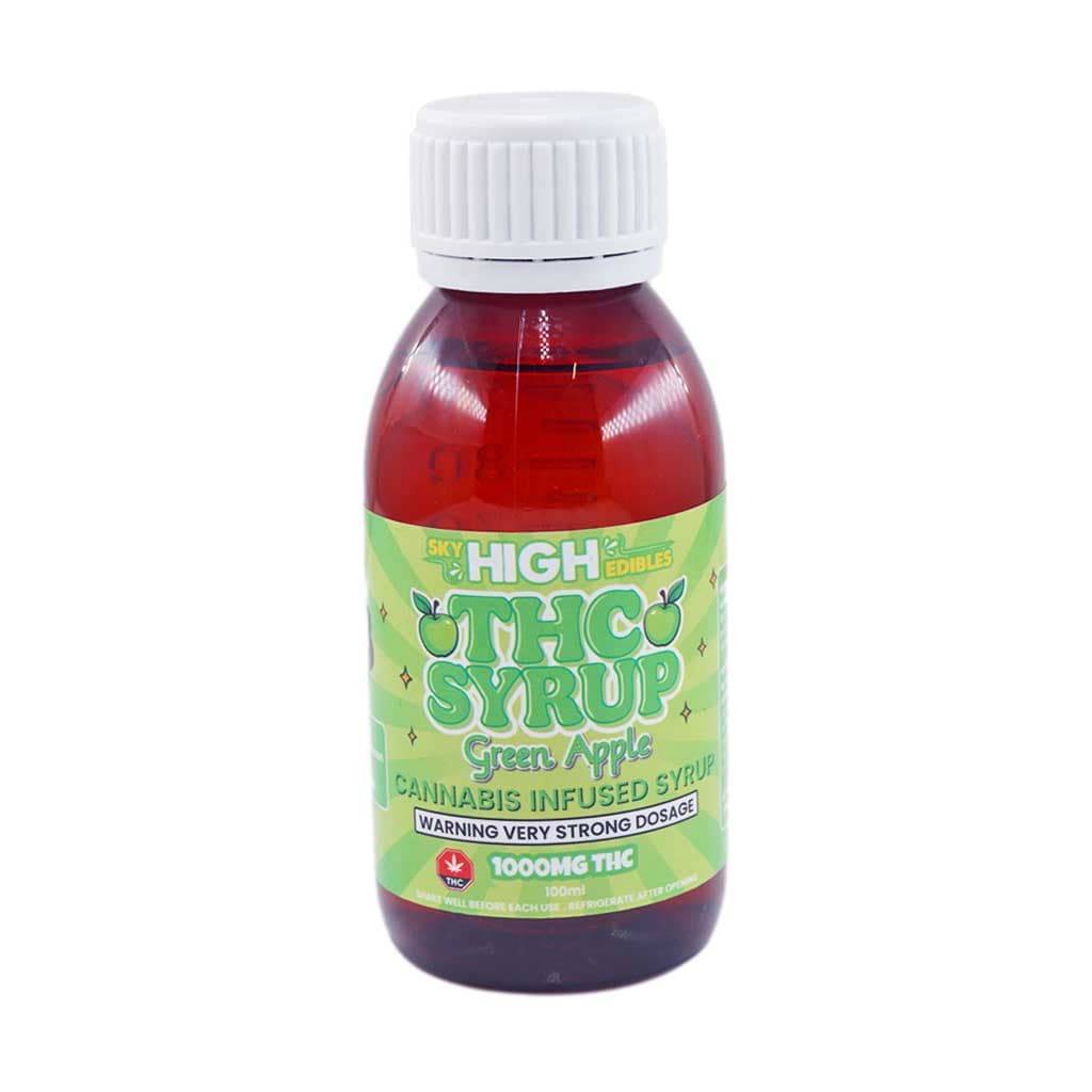 Sky High Syrup – Green Apple 1000mg THC
