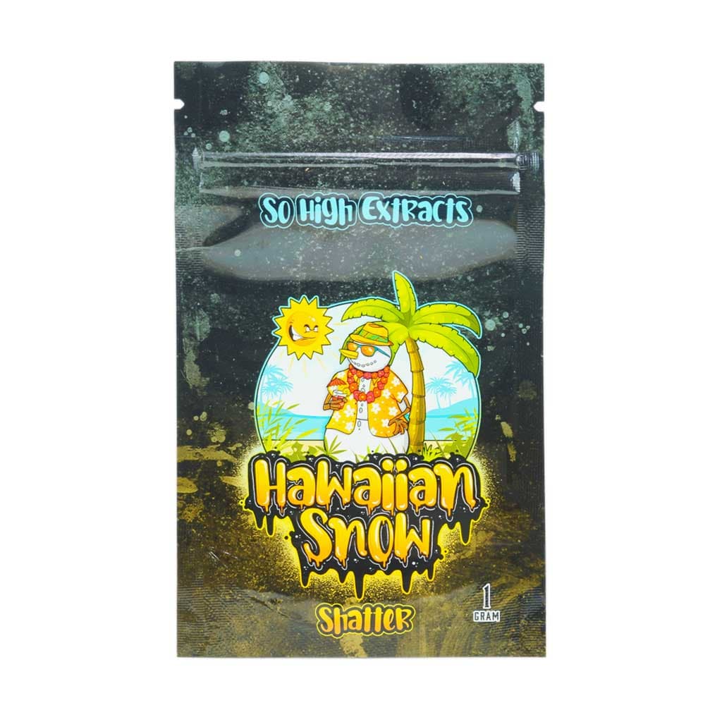 So High Extracts Premium Shatter – Hawaiian Snow