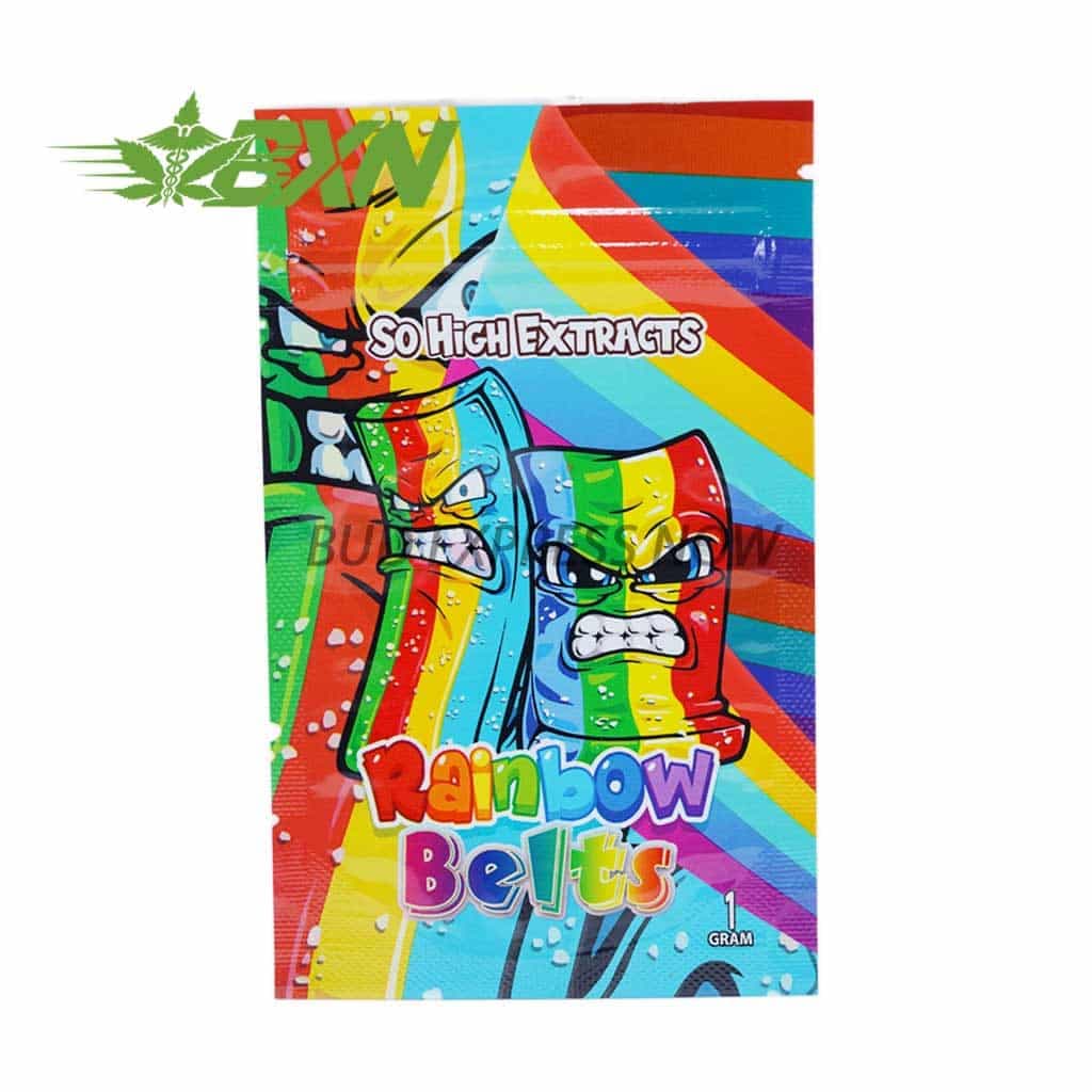 So High Extracts Premium Shatter – Rainbow Belts
