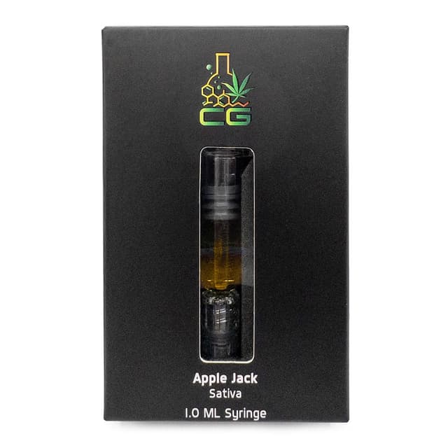 CG Extracts – THC Distillate Syringes 1ml – Apple Jack (Sativa)