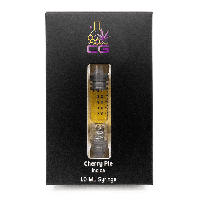 CG Extracts – THC Distillate Syringes 1ml – Cherry Pie (Indica)