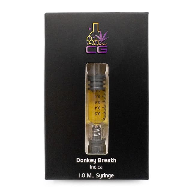 CG Extracts – THC Distillate Syringes 1ml – Donkey Breath (Indica)
