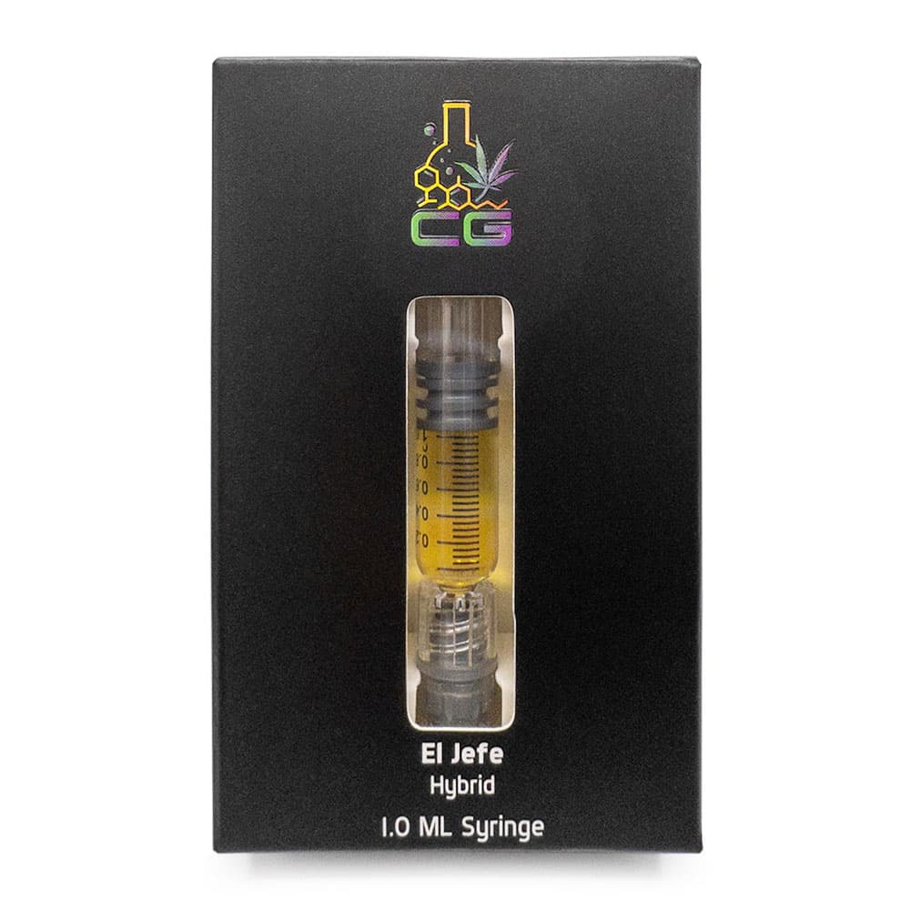 CG Extracts – THC Distillate Syringes 1ml – El Jefe (Hybrid)
