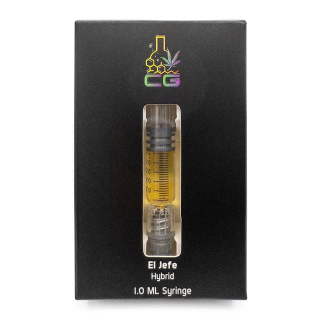 CG Extracts – THC Distillate Syringes 1ml – El Jefe (Hybrid)