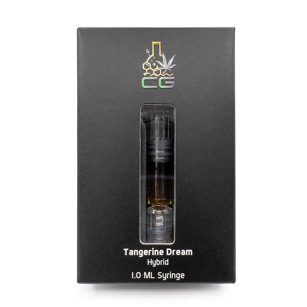 CG Extracts – THC Distillate Syringes 1ml – Tangerine Dream (Hybrid)
