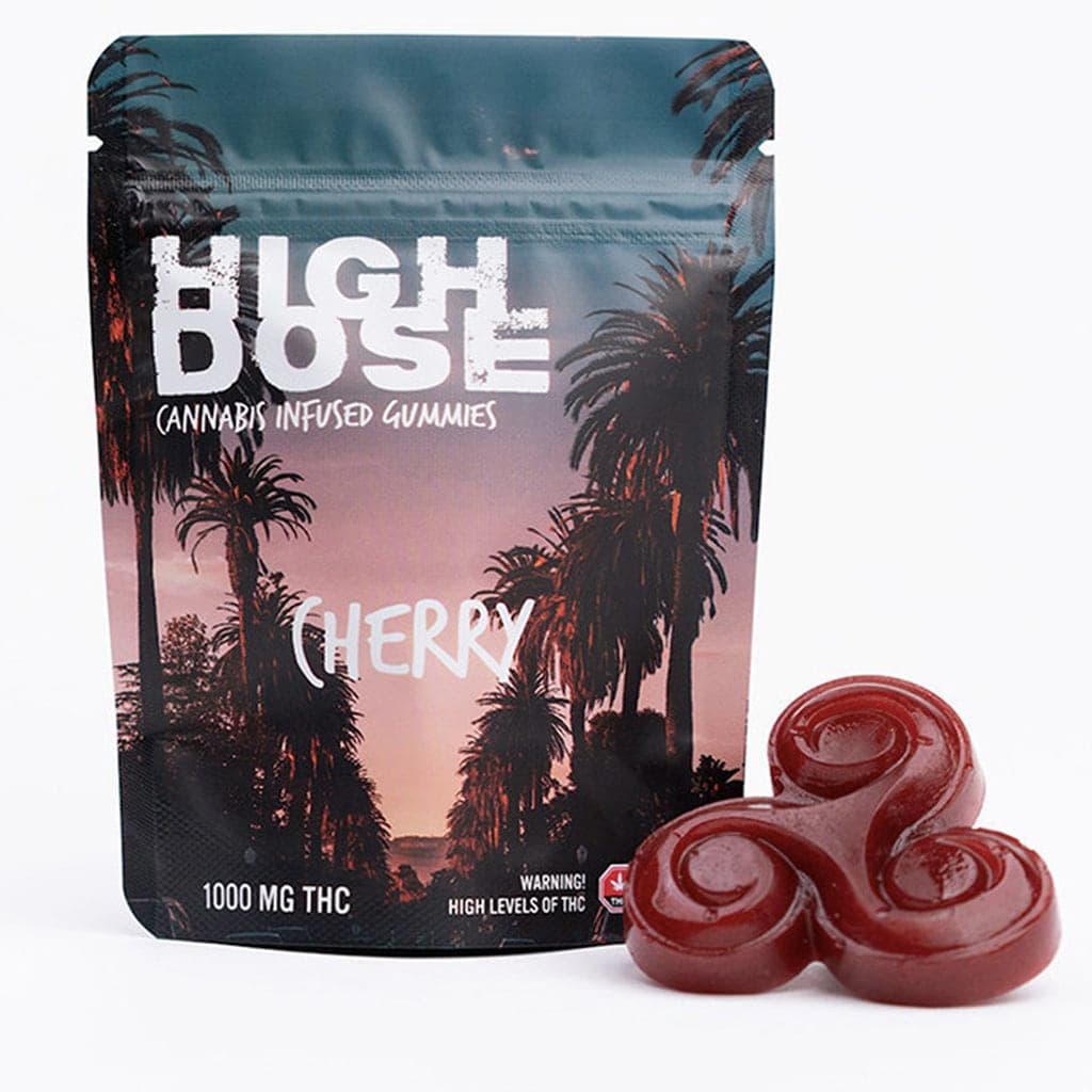 High Dose – Cherry Gummies (1000MG THC)