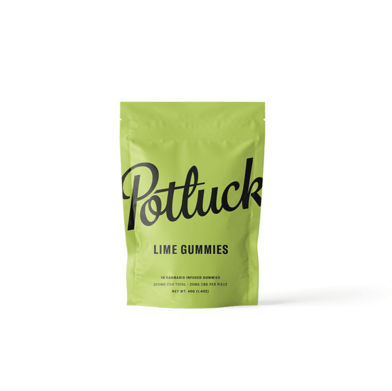 Potluck – Lime CBD Gummies (200MG CBD)