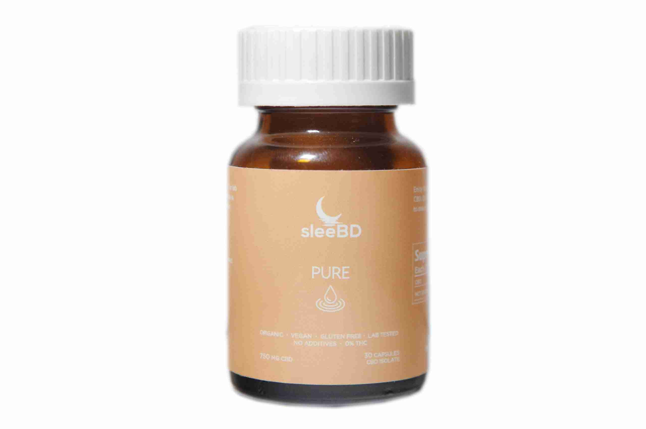 SleeBD – Pure Capsules (100% CBD Isolate)