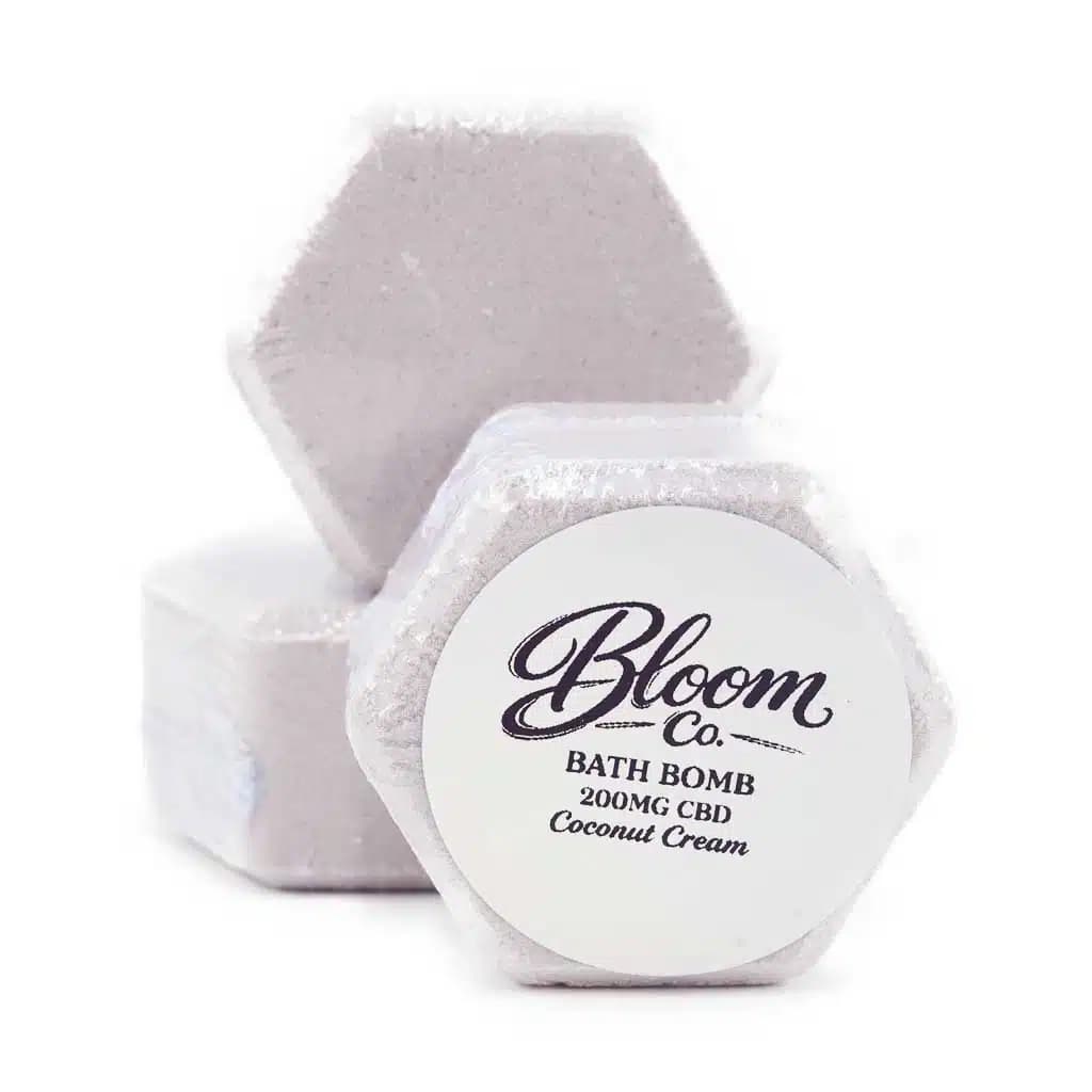Bloom Co. – Coconut Cream Bathbomb – 200MG CBD