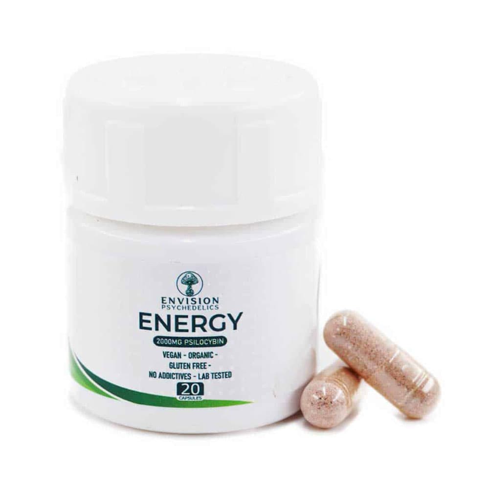 ENVISION™️ ENERGY – Microdose Capsules 2000mg Psilocybin