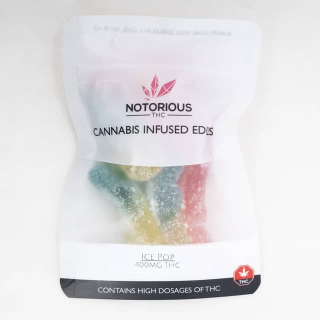 Notorious – THC Ice Pop – 50MG (400MG) - Cannabis Product