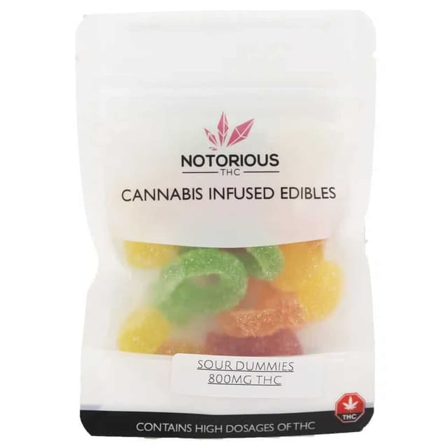 Notorious – THC Sour Dummies – 100MG (800MG) - Cannabis Product