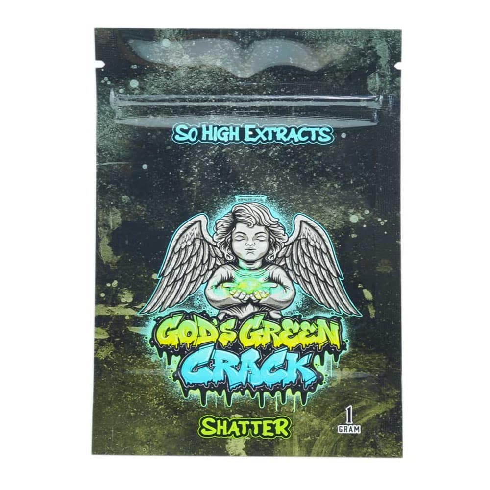 So High Extracts Premium Shatter – Gods Green Crack