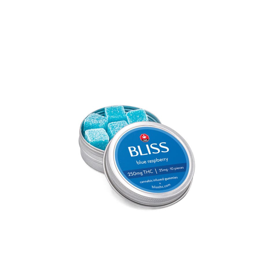Bliss Edibles Blue Raspberry (250MG THC)