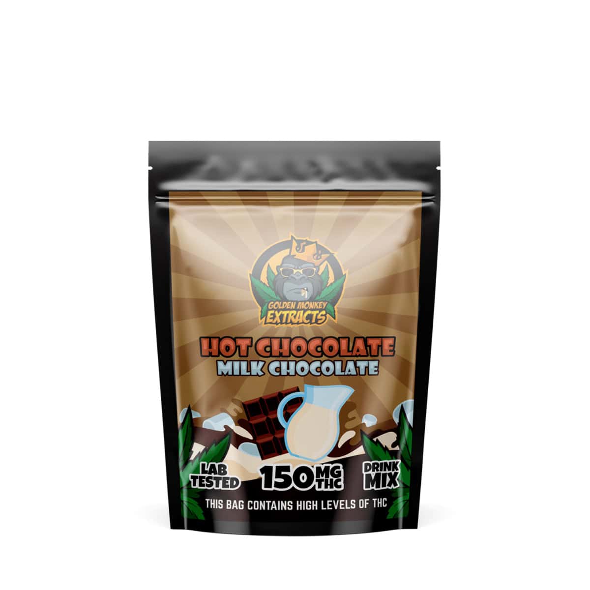 Golden Monkey Extracts – Hot Chocolate THC (150MG THC)