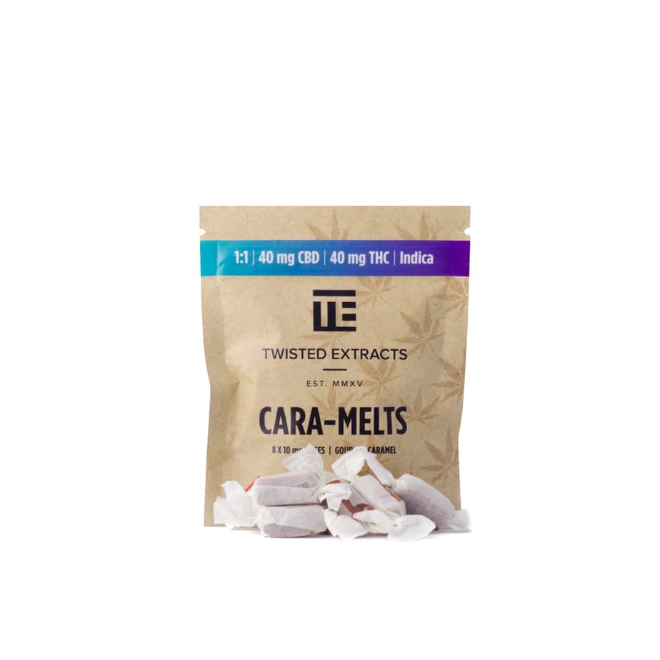 Twisted Extracts – Cara-Melts 80MG – Indica 1:1